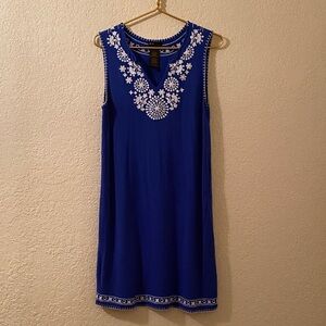 Grace Elements Embroidered Dress, M